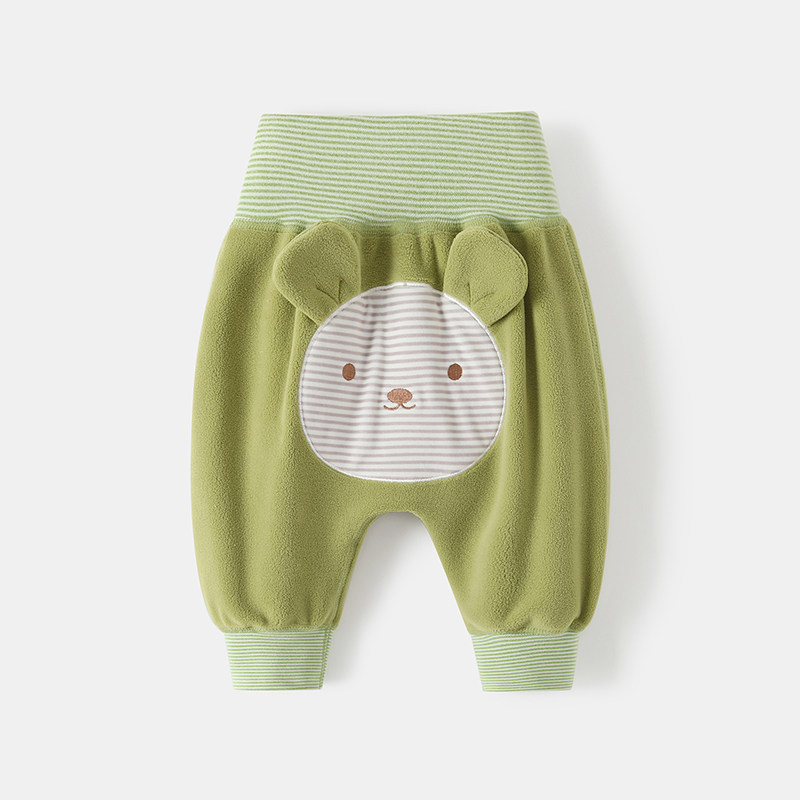 婴儿裤子加绒休闲裤大pp裤高腰护肚春秋宝宝保暖卡通屁屁裤外穿,淘宝优惠券,粉丝福利购,淘宝优惠卷