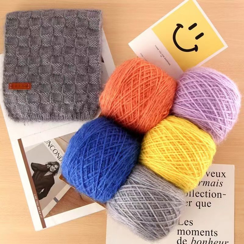 大分量松鼠绒毛线3两大团中粗毛线团手工编织帽子外套围巾线亮丝,淘宝优惠券,粉丝福利购,淘宝优惠卷