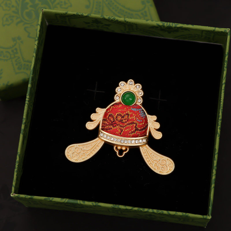 宋锦胸针手工diy材料新中式复古胸针配饰国风非遗diy双喜新婚礼物,淘宝优惠券,粉丝福利购,淘宝优惠卷