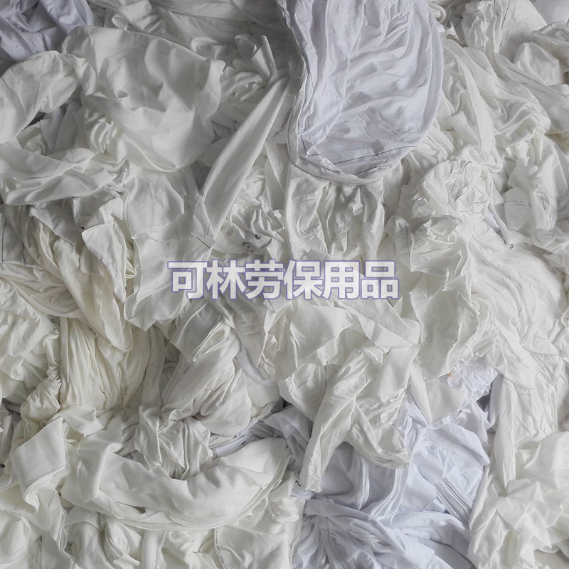 全白色大块擦机布全棉工业抹布碎布头吸水油不掉毛厂家直销K包邮