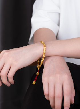 「古法金方糖手串」原创设计手链