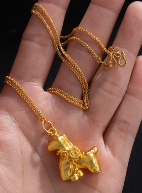 小破书上热门笔记】马上有钱吊坠