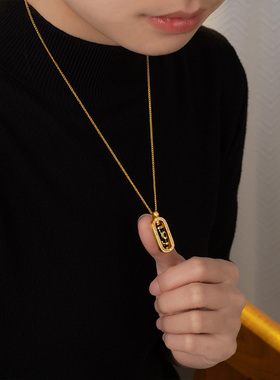 古法镀金版老铺同款珐琅天珠吊坠