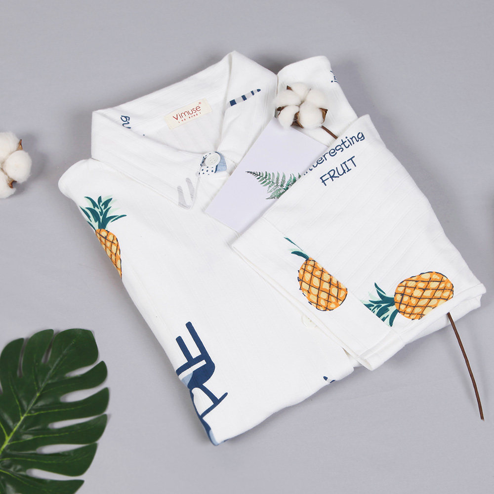 睡裙秋纯棉七分袖中长款新品连体衣 幻想曲睡裙