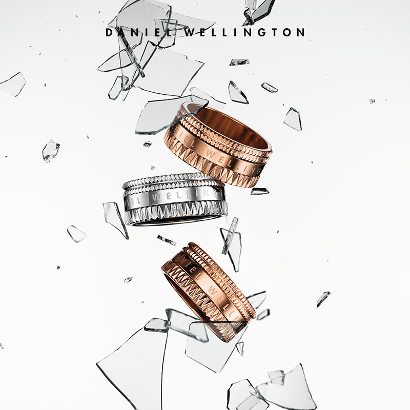 【新年礼物】dw时尚轻奢万花筒金戒指 DanielWellington海外戒指/指环