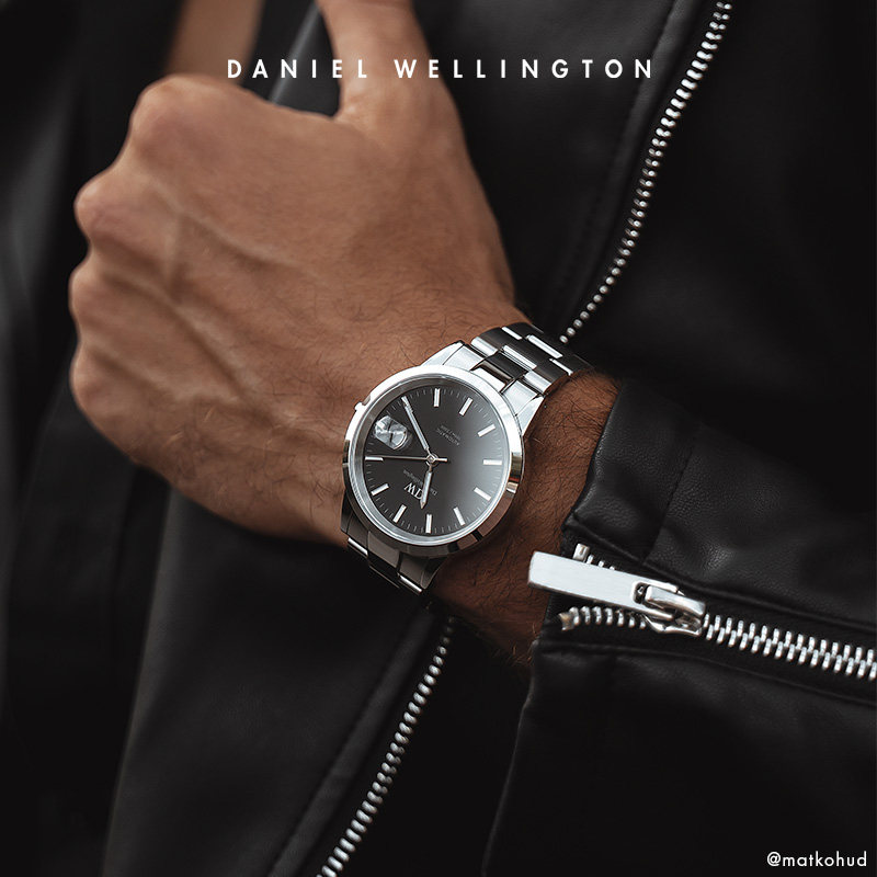 dw机械小精钢40mm男士时尚欧美男表 DanielWellington海外欧美腕表