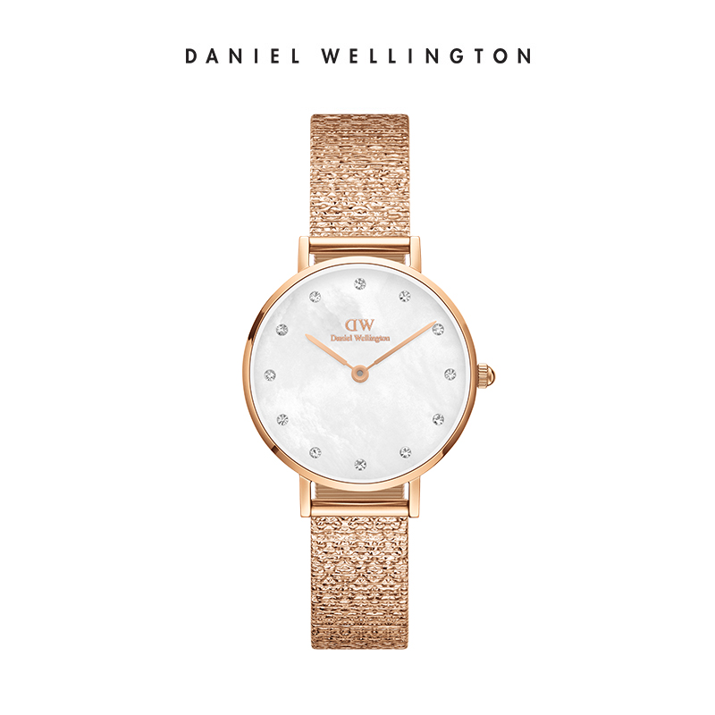 dw女星辰贝母小圆表28mm玫瑰金表带 DanielWellington海外欧美腕表