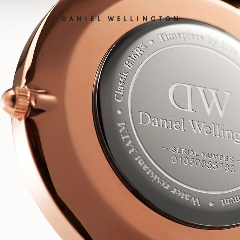 【新年礼物五折抢】dw 40mm纯色手表 DanielWellington海外欧美腕表
