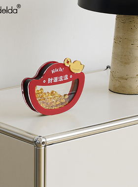 满得达平安喜乐创意摆件客厅电视柜玄关招财装饰品乔迁开业礼物