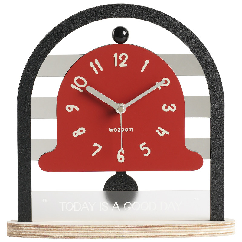 满得达客厅玄关装饰摆件电视柜家居饰品钟表桌面摆放式创意时钟,淘宝优惠券,粉丝福利购,淘宝优惠卷