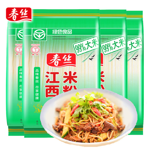 春丝江西米粉米线螺蛳粉大米做干米粉炒粉汤粉拌都可做1kg*4包 - 图2