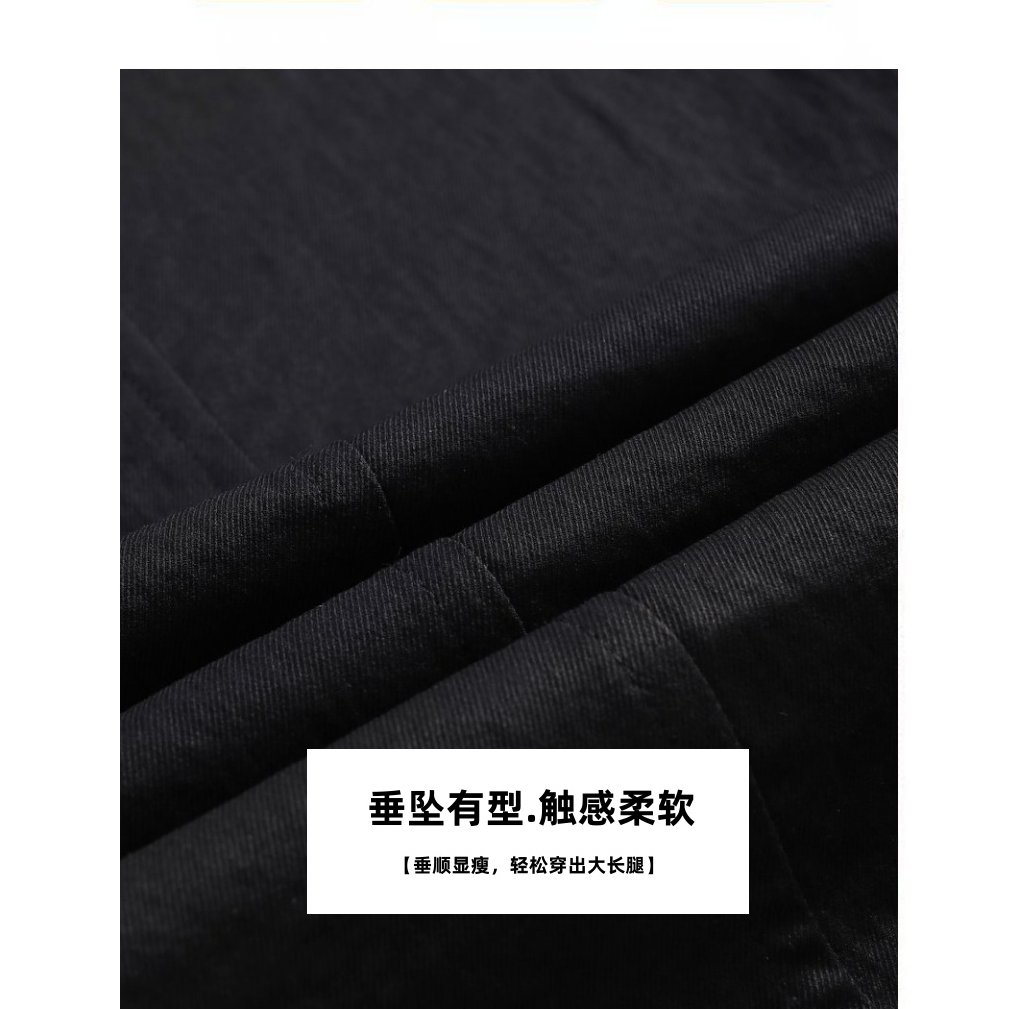 魔悦男女情侣同款工装裤2026春夏新款休闲运动裤两穿阔腿裤【2】