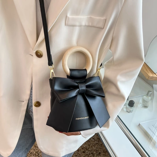 Летняя сумка через плечо с бантиком, коллекция 2022, премиум класс, популярно в интернете