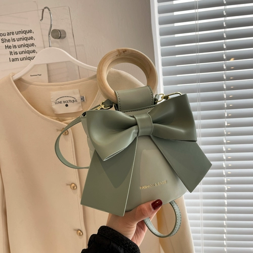 Летняя сумка через плечо с бантиком, коллекция 2022, премиум класс, популярно в интернете