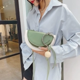 Небольшая сумка, трендовая сумка через плечо, универсальная сумка на одно плечо, изысканный стиль, в западном стиле, коллекция 2021