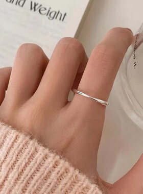 莫比乌斯轻奢开口食指戒女款