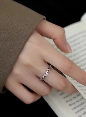 轻奢小众设计开口戒高级感尾戒