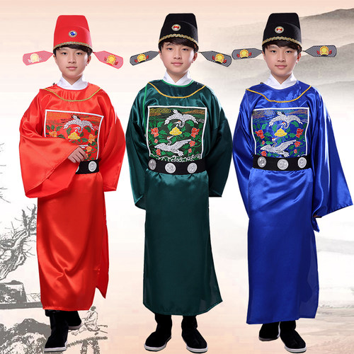 儿童古装男童明朝官服衙役捕快服装少年锦衣卫衣服男飞鱼服 - 图2