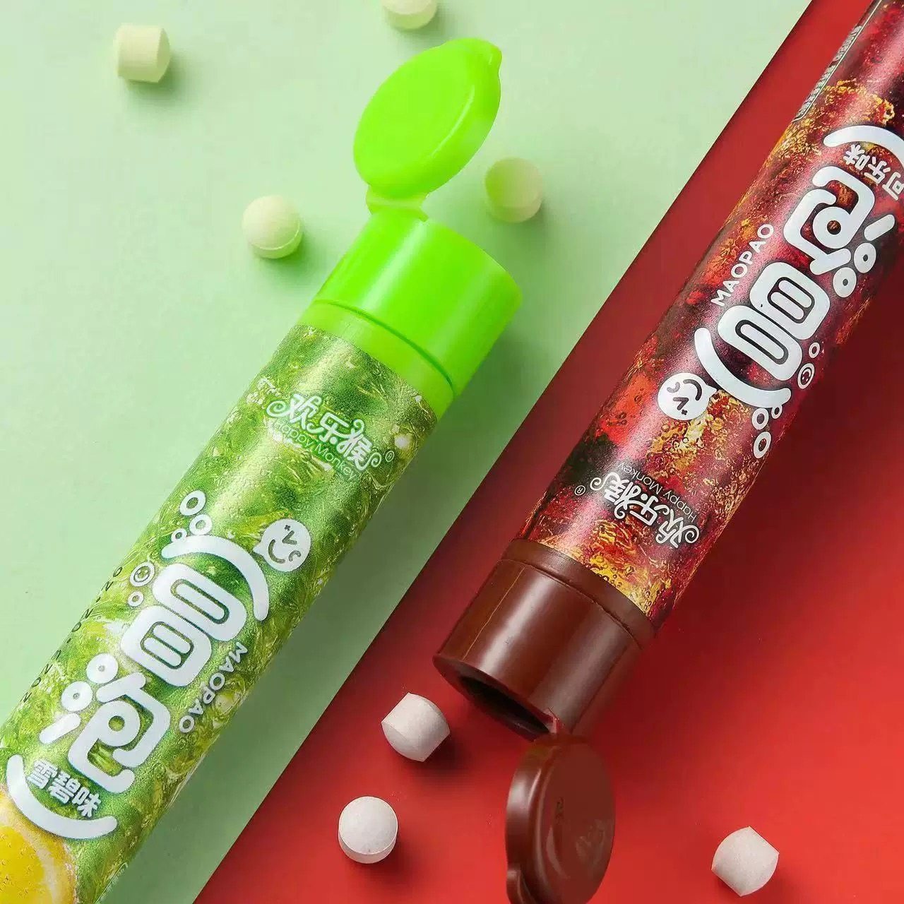 欢乐猴冒泡压片糖果可乐味雪碧味柠檬汽水硬糖8090怀旧解馋小零食,淘宝优惠券,粉丝福利购,淘宝优惠卷