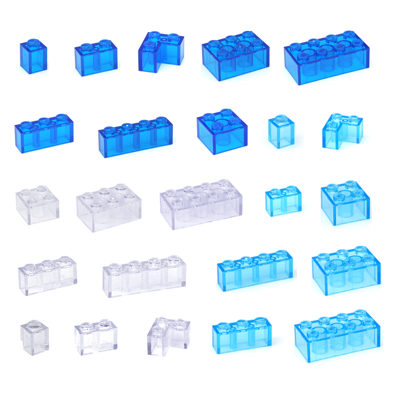 兼容乐高积木小颗粒基础件高砖按斤称重配件散装件透明方块砖补件 - 图3