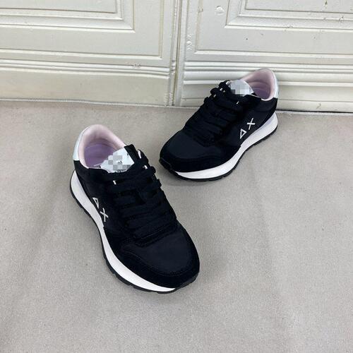 Lady Shoes外贸原单女鞋真皮时尚圆头厚底休闲系带百搭运动老爹鞋 - 图0