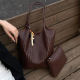 High-end vintage woven tote bag shoulder commuter bag