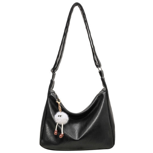 美拉德复古斜挎包包女2025新款潮韩国托特包大容量时尚单肩通勤包 - 图3