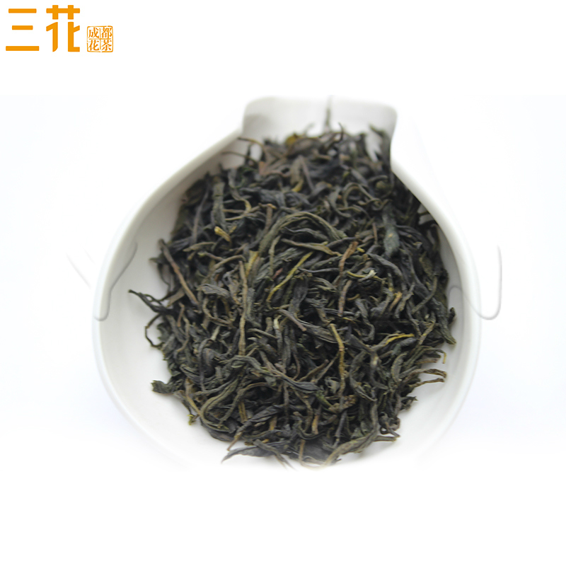 三花牌正宗峨眉精制毛峰绿茶老成都茶叶高档铁盒茶120g