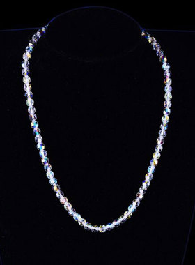 璀璨项链人造水晶转运锁骨时尚女