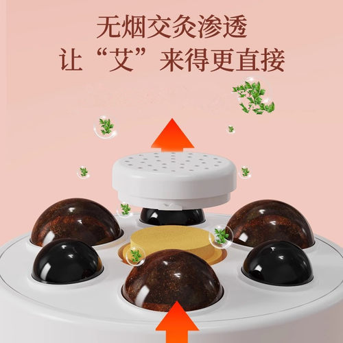 砭石揉腹仪腹部按摩器益生促进肠胃部蠕动热敷身体艾灸揉肚子神器 - 图2