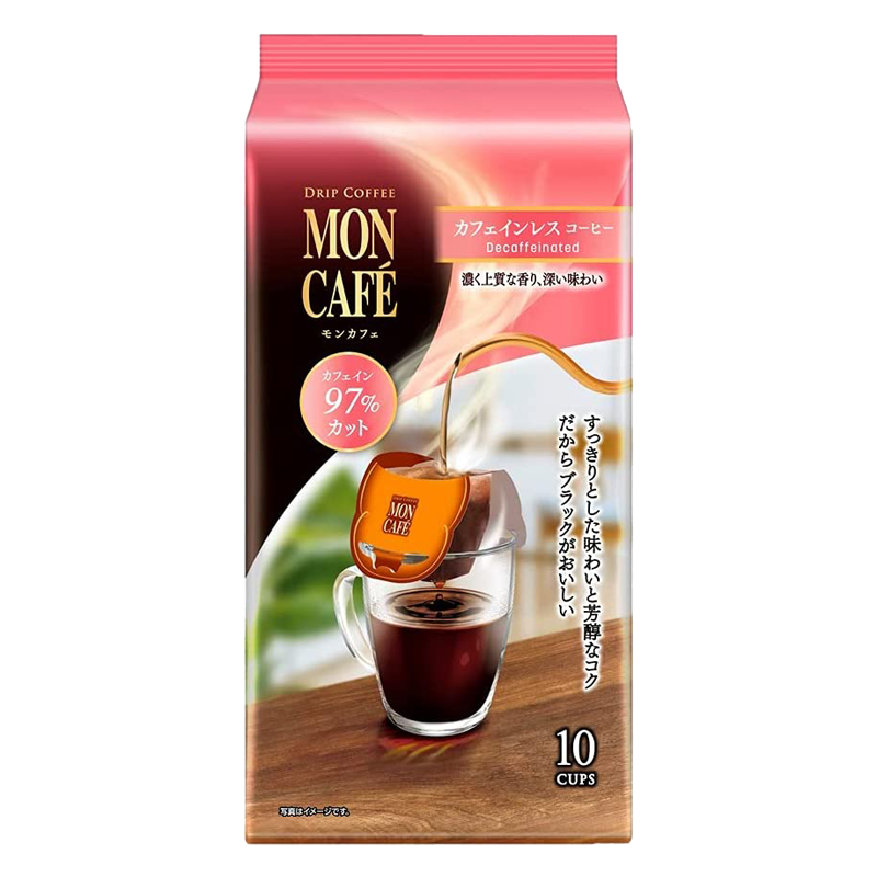 低因孕妈哺乳期熬夜新款人气日本mon cafe美式纯黑挂耳咖啡粉袋装-图3