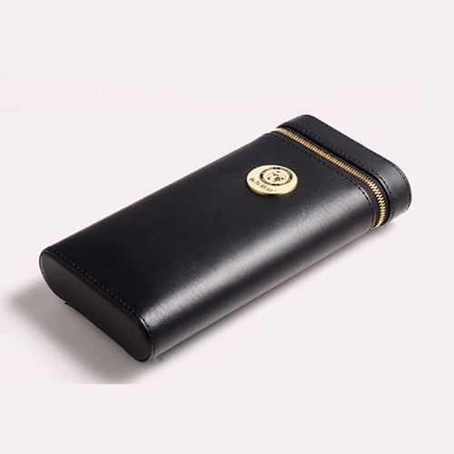 Логический сигарный кожаный корпус Портативный кубинский сигарный сигарный сигарный сигар увлажняет холодильный кулер кулер