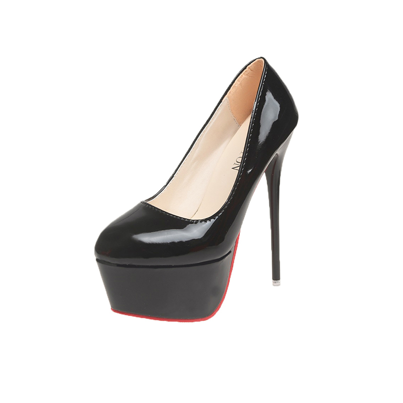 35-45大码女鞋41红底恨天高42反串道具鞋43走秀44防水台高跟鞋45 - 图3