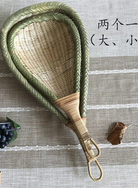 竹漏斗竹编漏勺烫勺过滤勺捞面勺