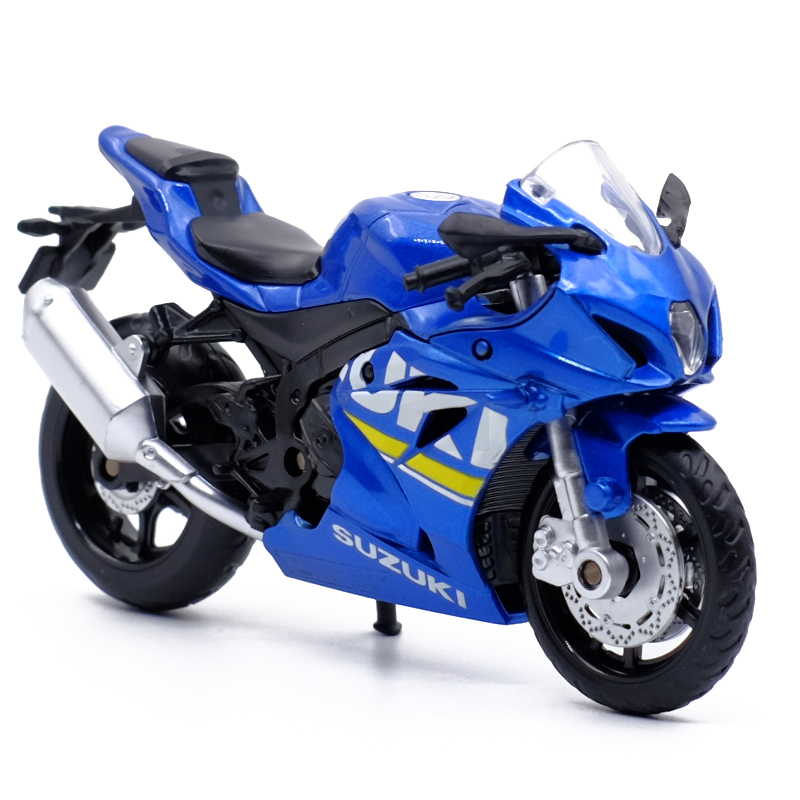 彩珀铃木GSX-R1000摩托车模型1:18雅马哈YZF-R1玩具车成品收藏品 - 图3