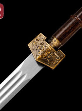 龙泉新款宝剑实木高锰纲一体锻打