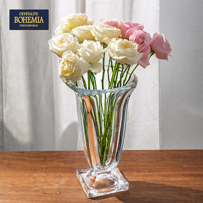 捷克原装进口bohemia水晶玻璃花瓶 一思家居花瓶