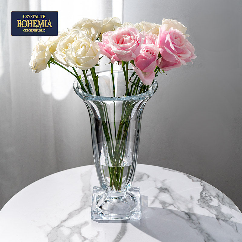 捷克原装进口bohemia水晶玻璃花瓶 一思家居花瓶