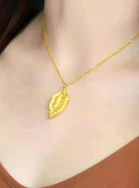 花生越南沙金女士铜钱链子