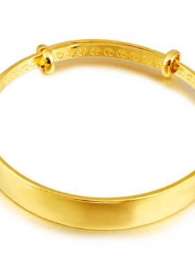 女士光面手镯仿真黄金