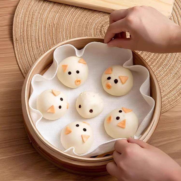 蒸笼布蒸笼垫家用不沾纯棉纱布蒸馒头包子蒸屉布圆形蒸馍笼布烘焙,淘宝优惠券,粉丝福利购,淘宝优惠卷