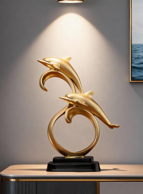 金色办公室桌面轻奢风酒柜摆件