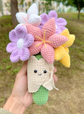 DIY玫瑰手捧花情人节花束
