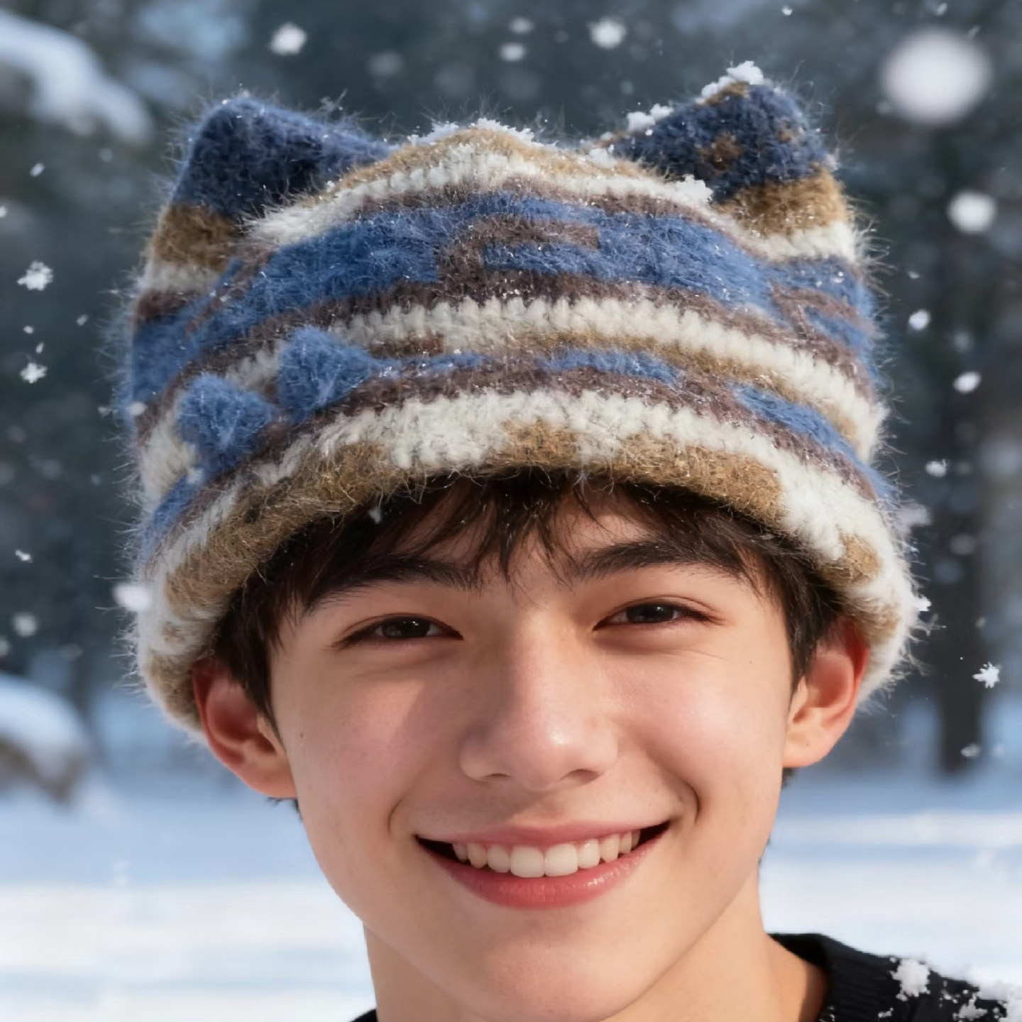 雪宝线diy手工猫耳帽子毛线编织材料包羊毛宝宝帽钩针圣诞节礼物,淘宝优惠券,粉丝福利购,淘宝优惠卷