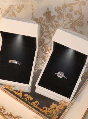 情侣日韩活口设计开口戒指