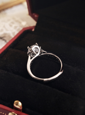 情侣锆石日韩开口可调节