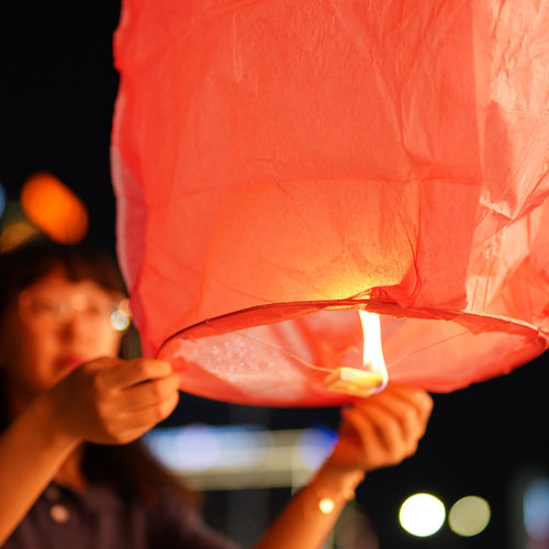 孔明灯安全型情侣网红2026新年马年过年花灯古风天灯儿童许愿灯 - 图2