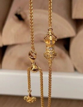 小红薯同款vintage中古金刚杵手链女轻奢小众精致可叠戴手饰新款