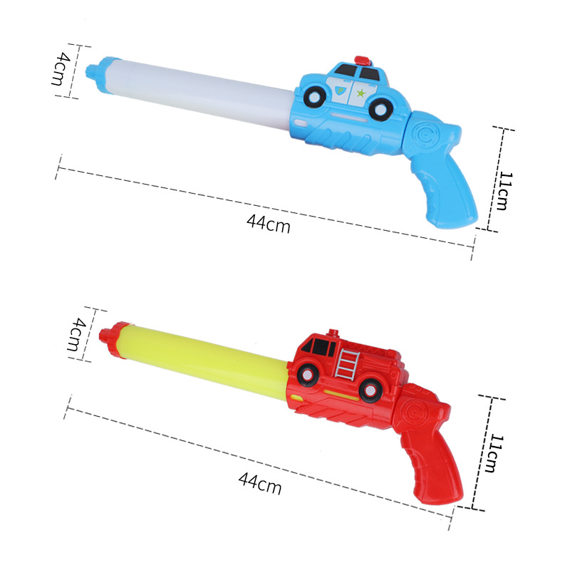 沙滩戏水水枪玩具抽拉式喷水高压射程远儿童打水仗神器警车消防车