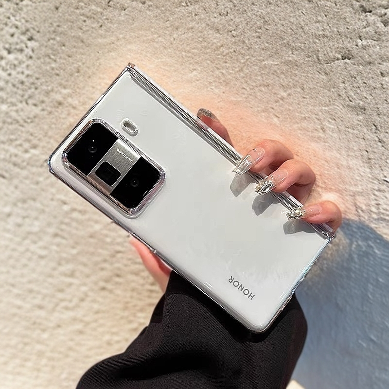 适用荣耀magic vs3手机壳新款透明硬壳磁吸铰链全包荣耀magicv3超薄折叠屏后盖简约男女商务时尚高级个性防摔 - 图0